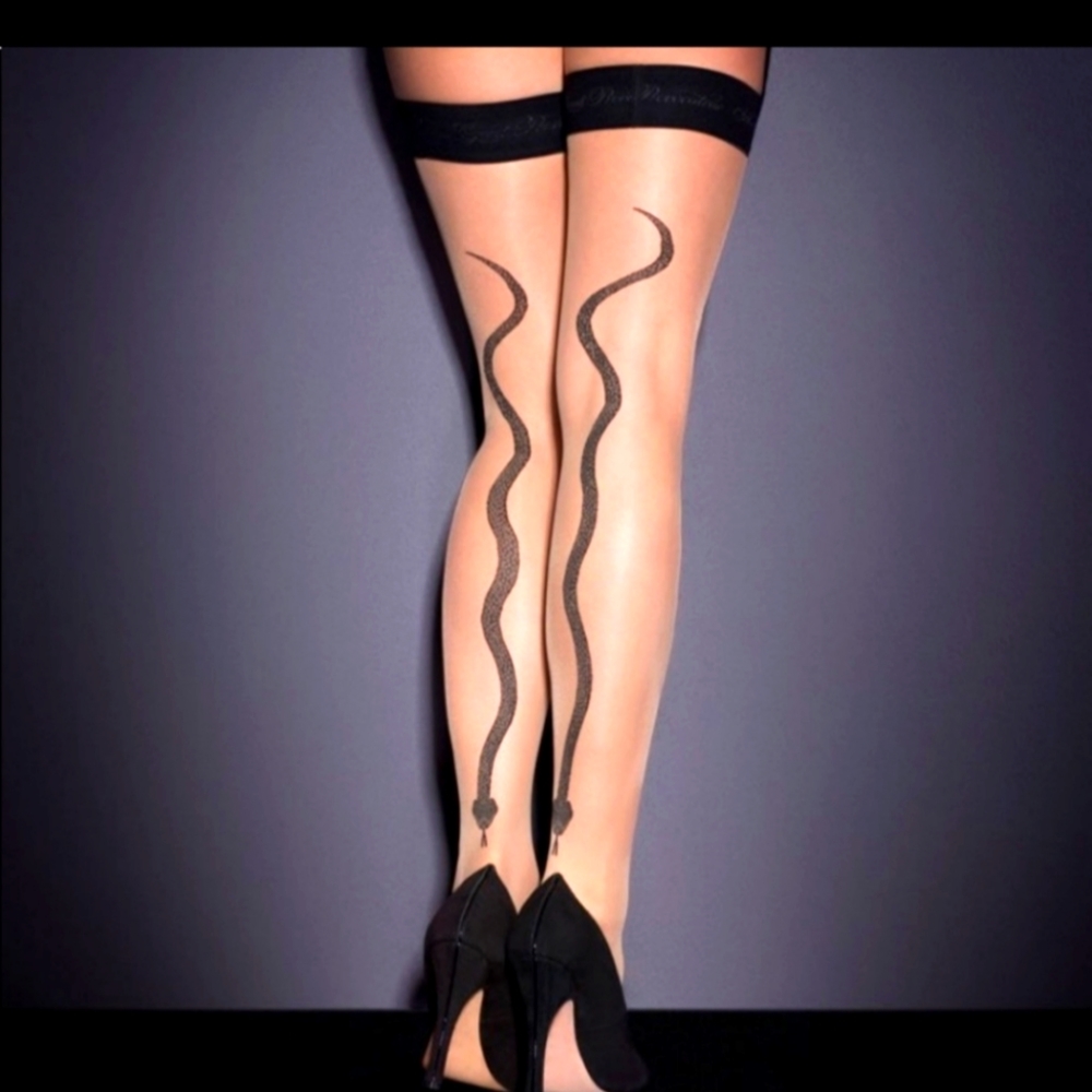 Agent Provocateur Original Snake Nylon Hold Ups